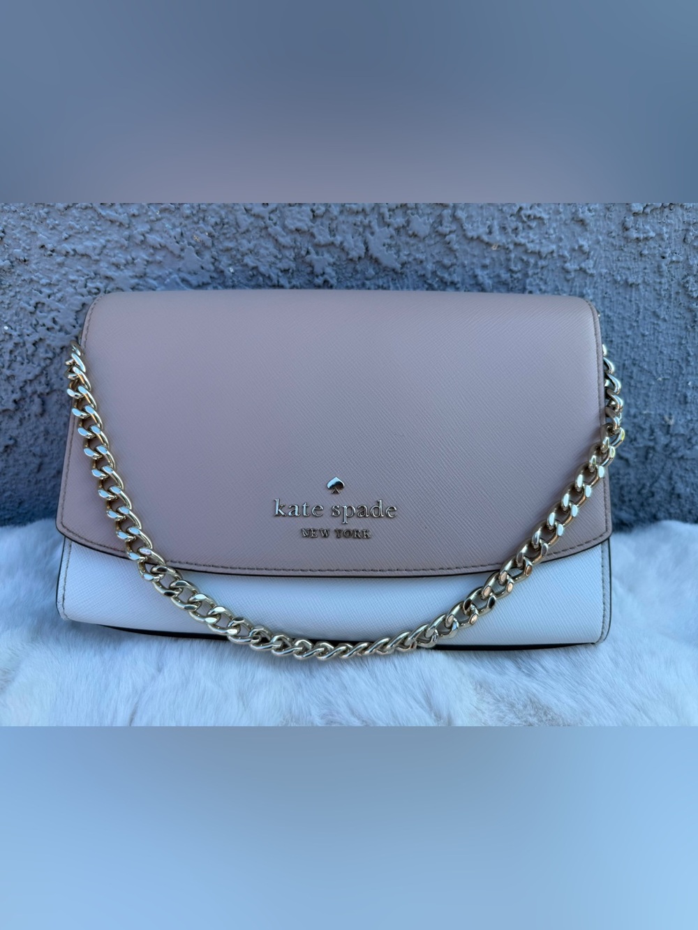 kate spade Taupe & Cream Two-Tone Crossbody Bag - Picture 3 of 16